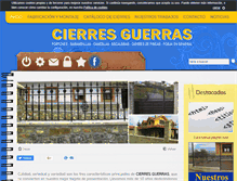 Tablet Screenshot of cierresguerras.com